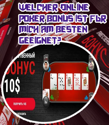 Poker online bonus